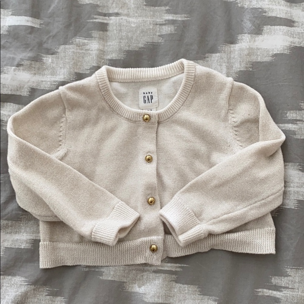 GAP cropped holiday sweater